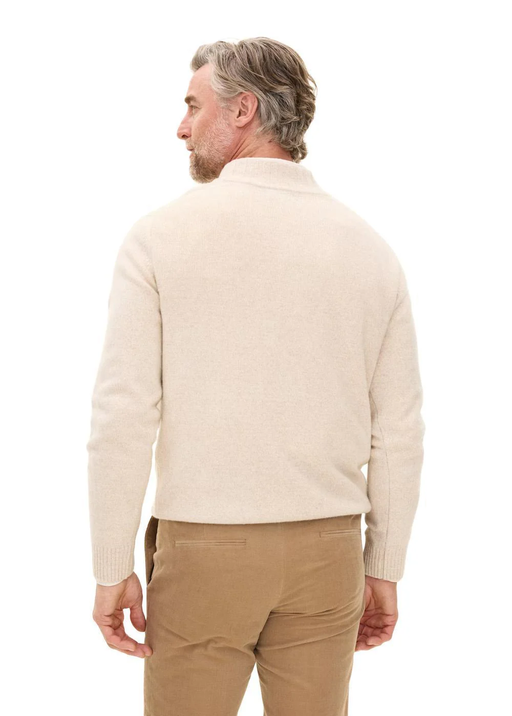 Paul Half Zip - Beach Beige - Image 3