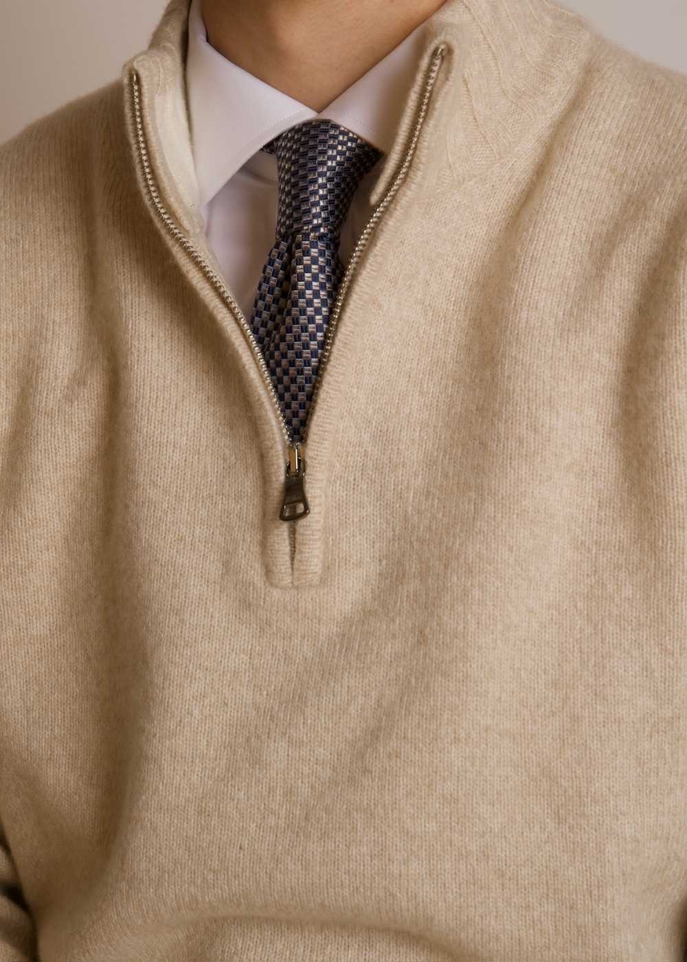 Paul Half Zip - Beach Beige - Image 6