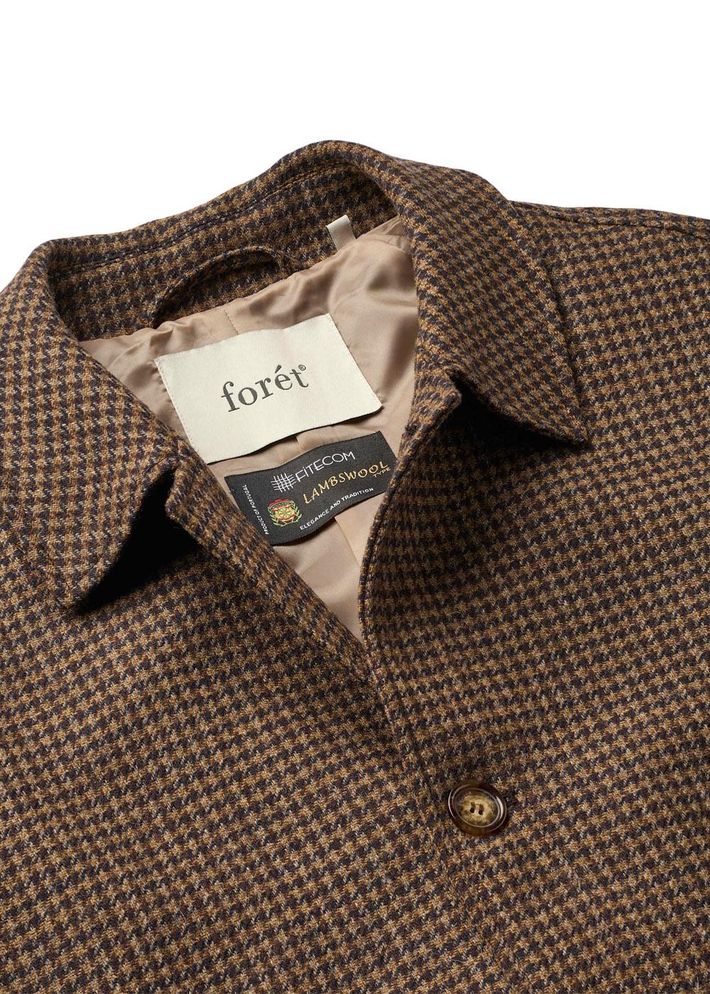 PINE WOOL COAT - Check - Image 3