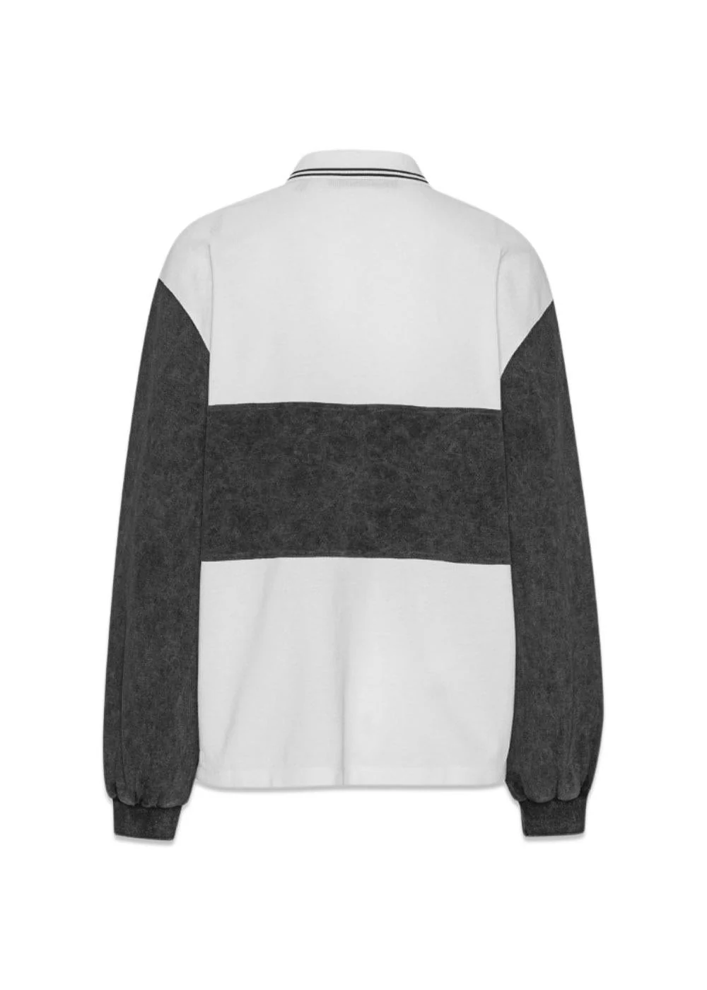 PIQUE LONGSLEEVE POLO - Bright White - Image 2