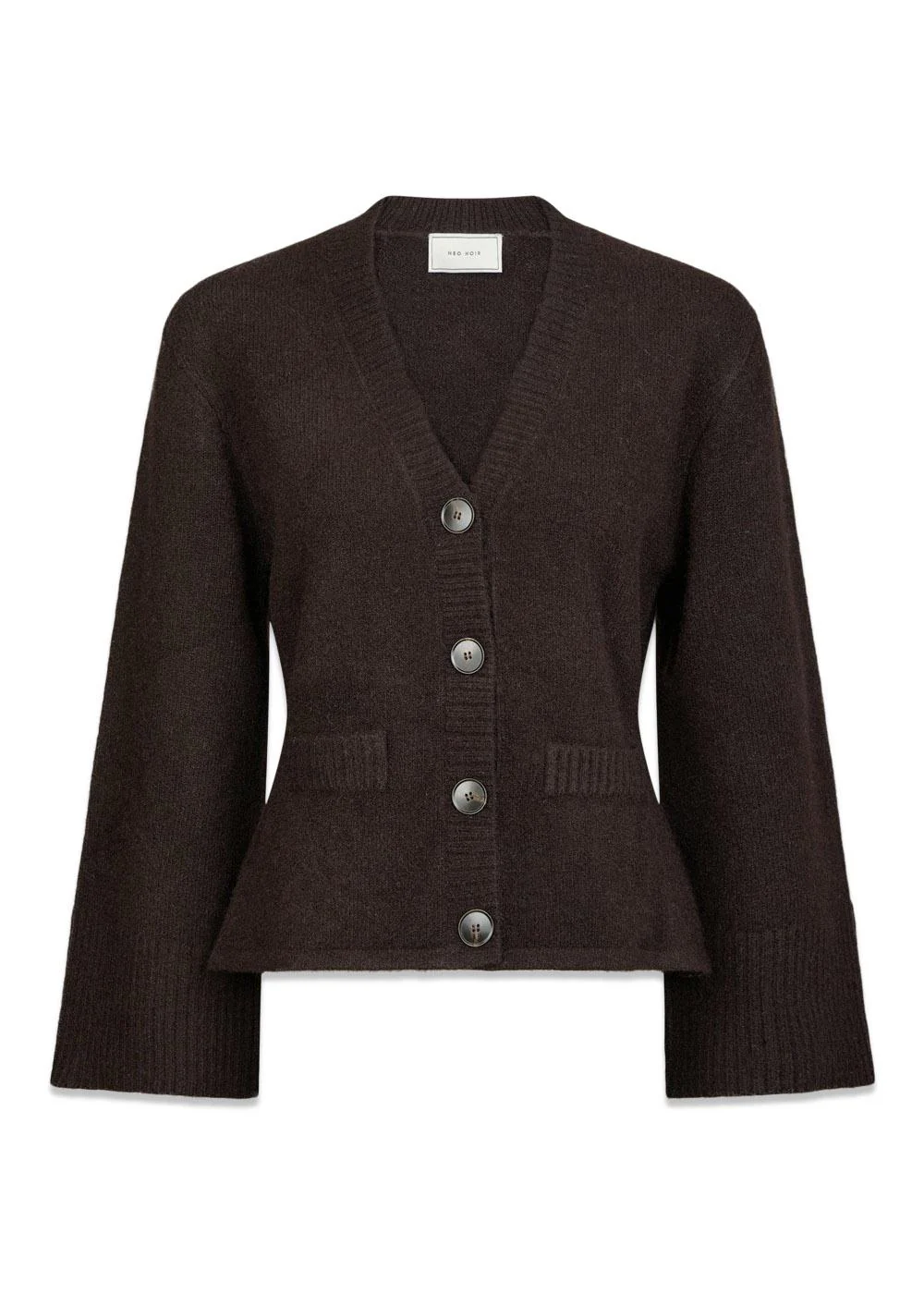 Pixie Knit Cardigan - Dark Brown