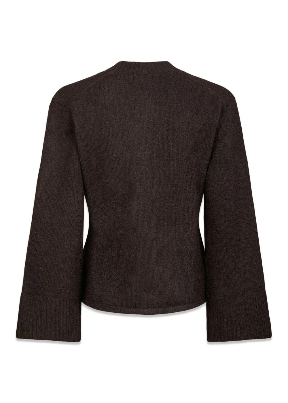 Pixie Knit Cardigan - Dark Brown - Image 2