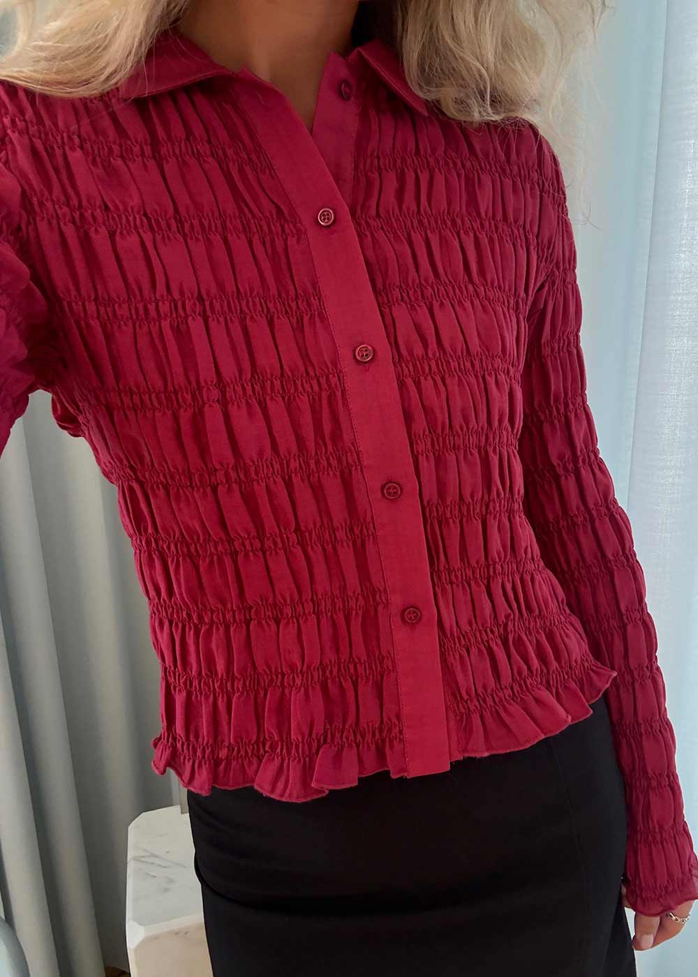 Posiemd shirt - Rumba Red - Image 3