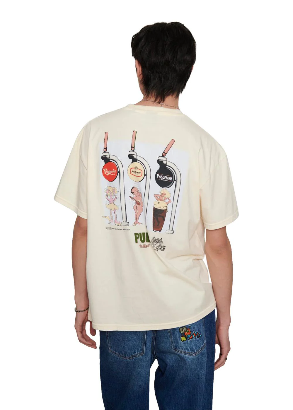 Pub T-shirt - Cream - Image 4