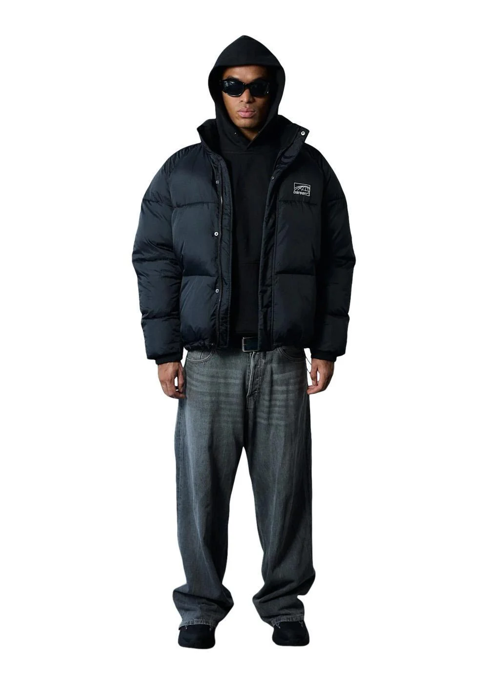Puffer Jacket - Black - Image 3