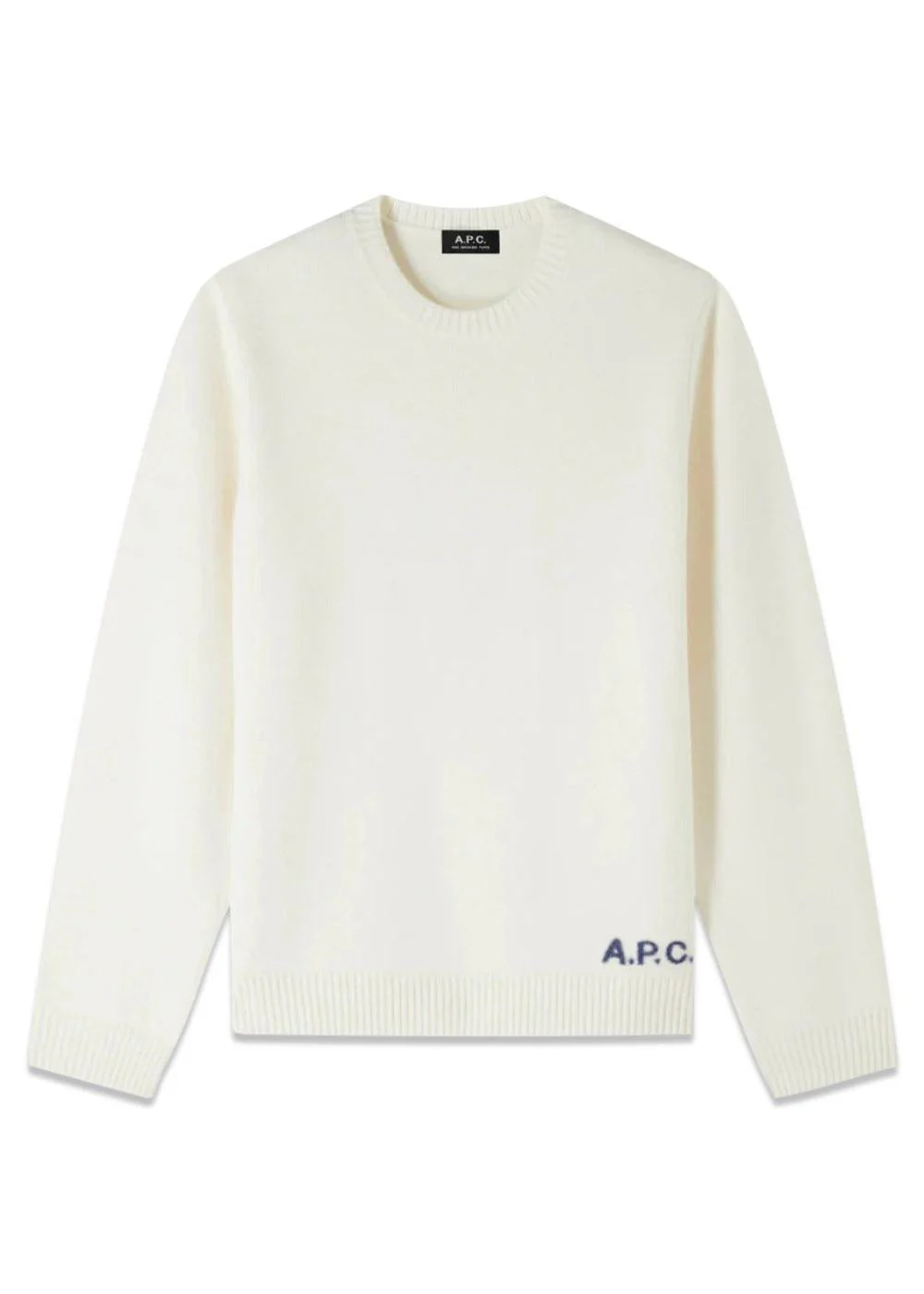 Pull Col Rond - Ecru