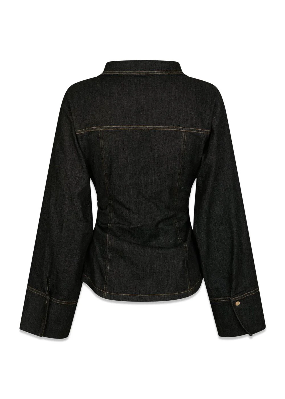 Rabia Denim Shirt - Black - Image 2