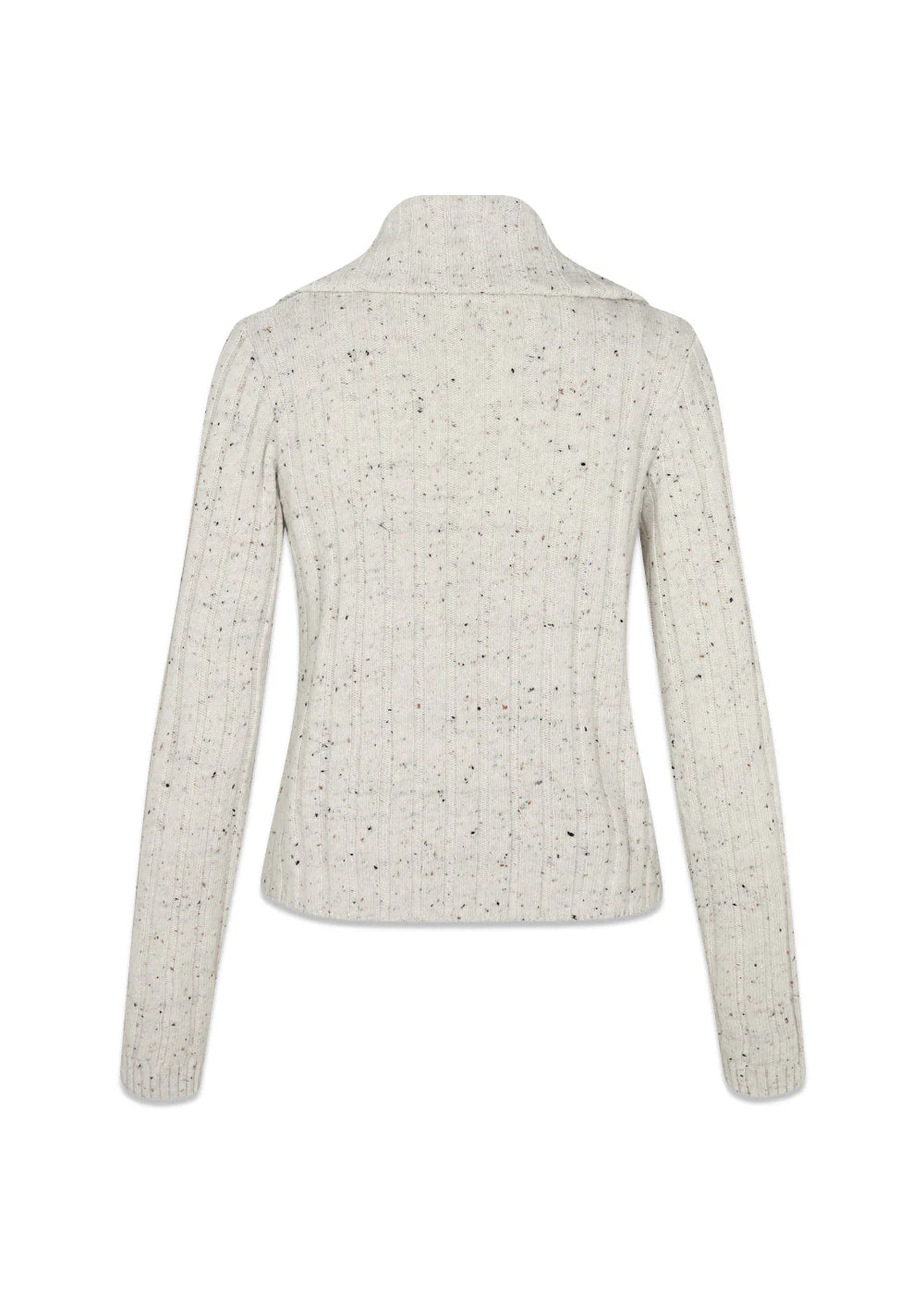 Raulmd rollneck cardigan - Sand Speckle - Image 2