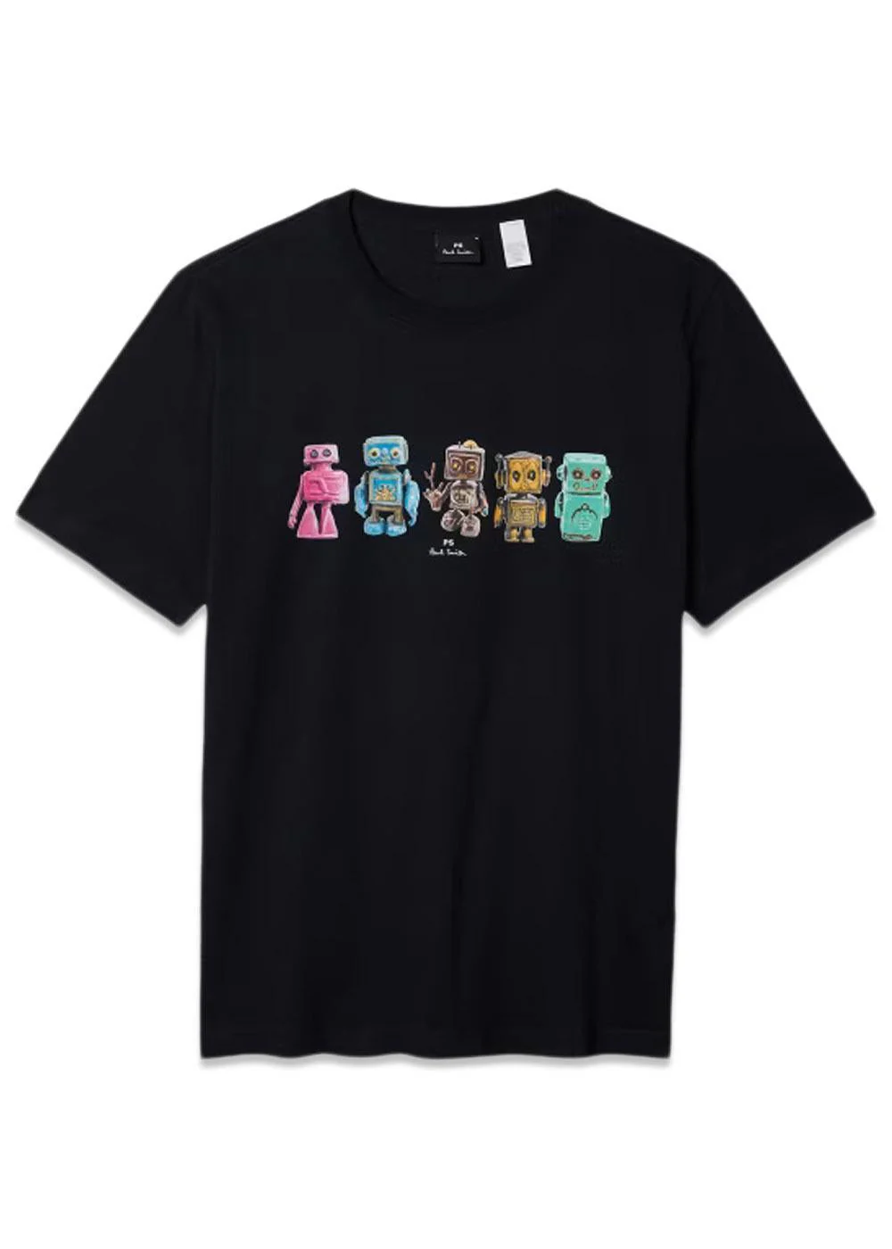 Reg Fit T-Shirt Robots - Very Dark Navy
