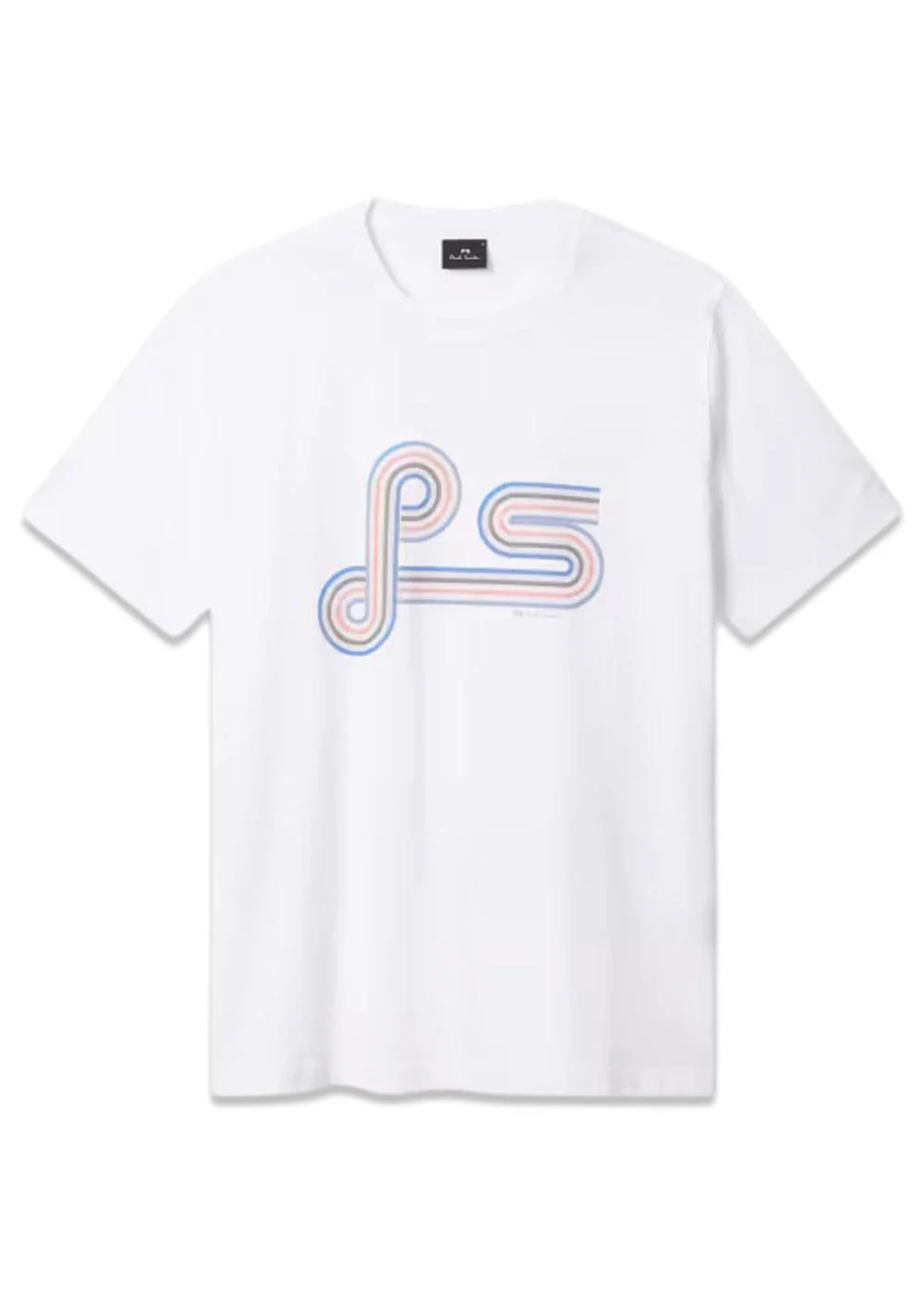Reg Fit T-Shirt Swirley - White