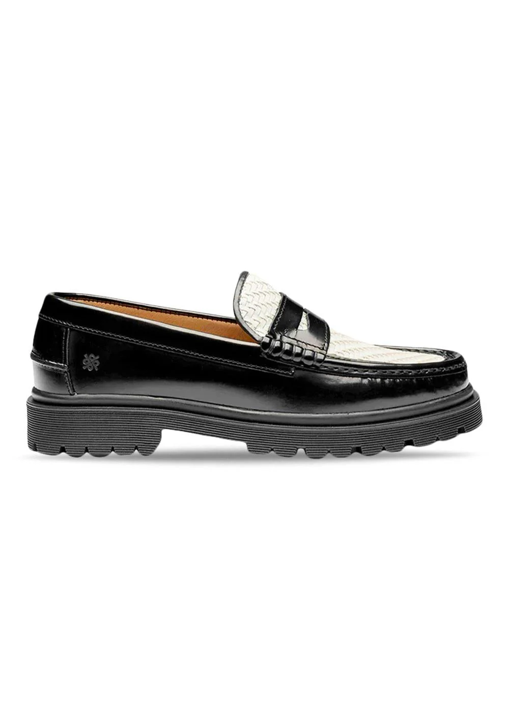 Richmond - Black Polido/White