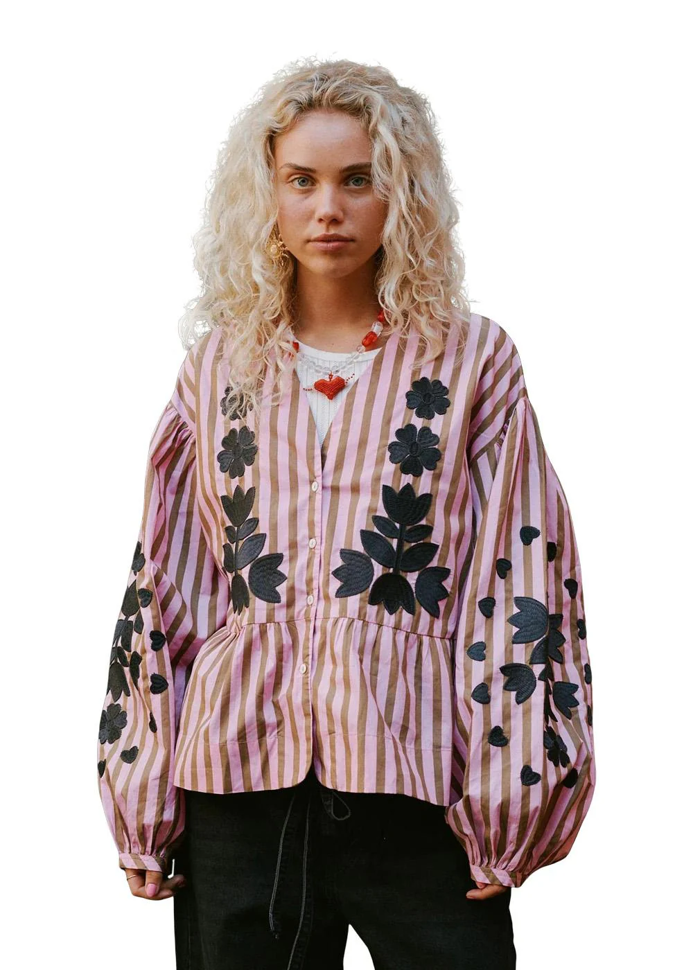 Rikke Top - Pink Stripes - Image 5