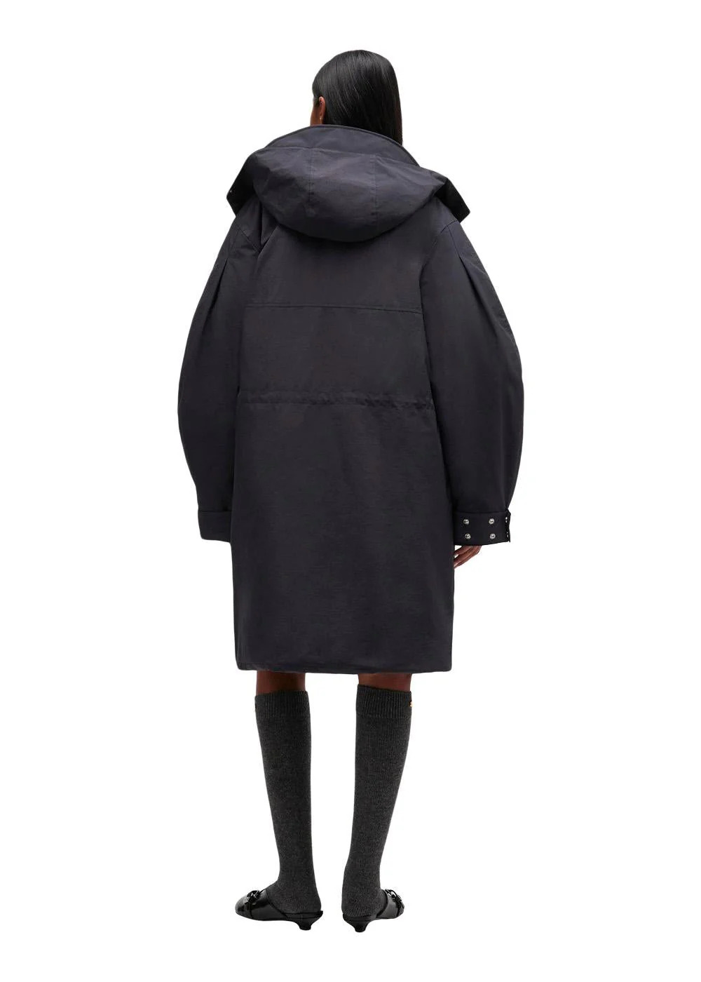 Ripstop Tri-Layer Parka Coat - Phantom - Image 3