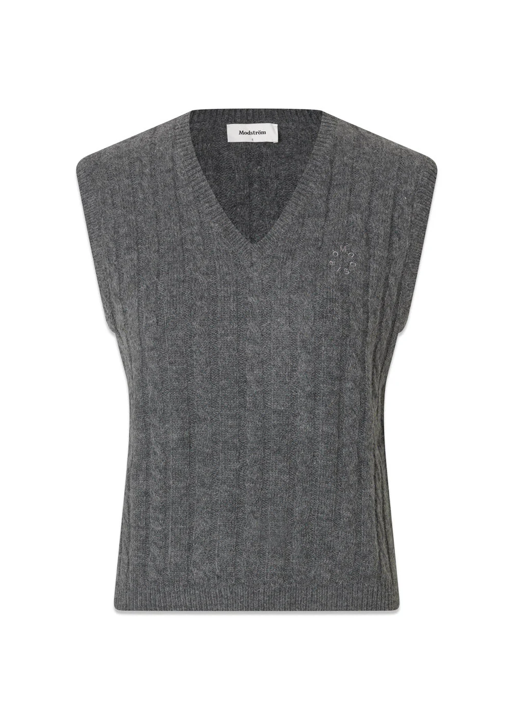 Risemd vest - Dark Grey Melange