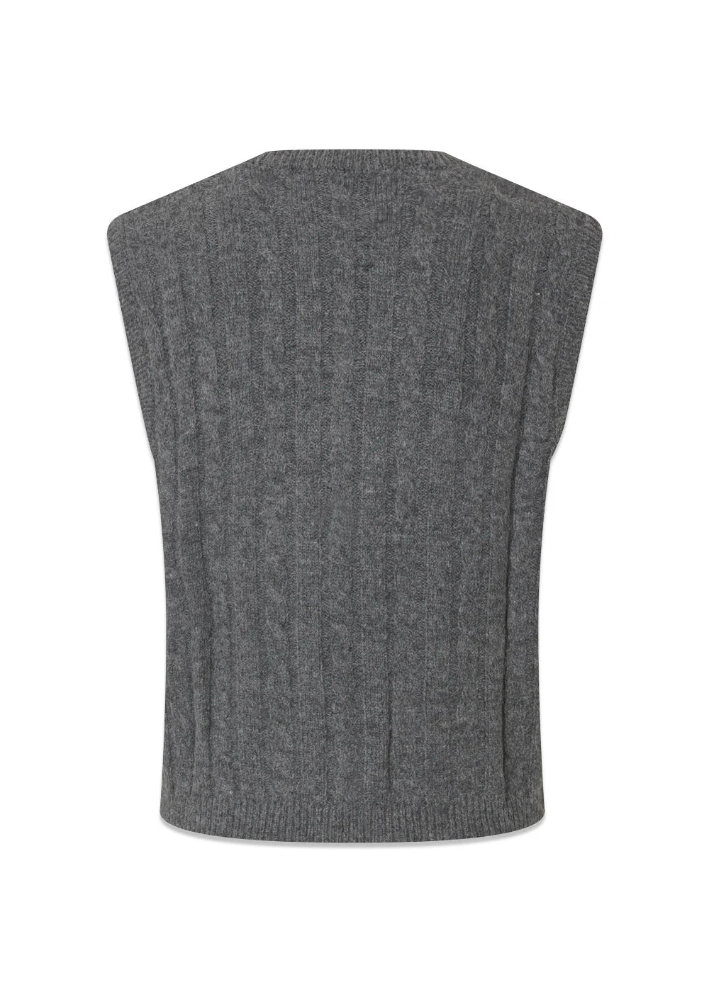 Risemd vest - Dark Grey Melange - Image 2