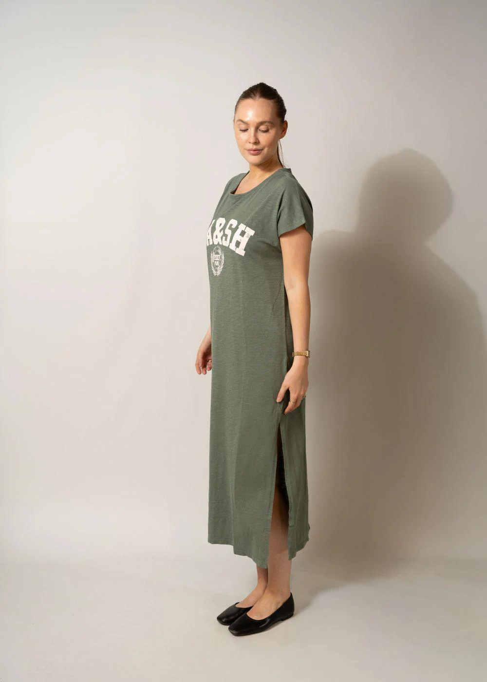 ROBE CIVIA - Kaki - Image 2