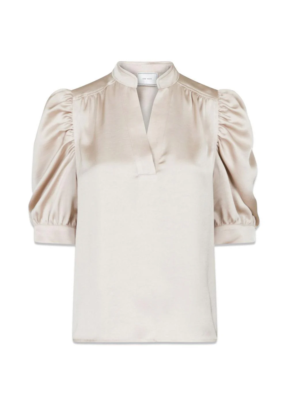 Roella Heavy Sateen Blouse - Champagne