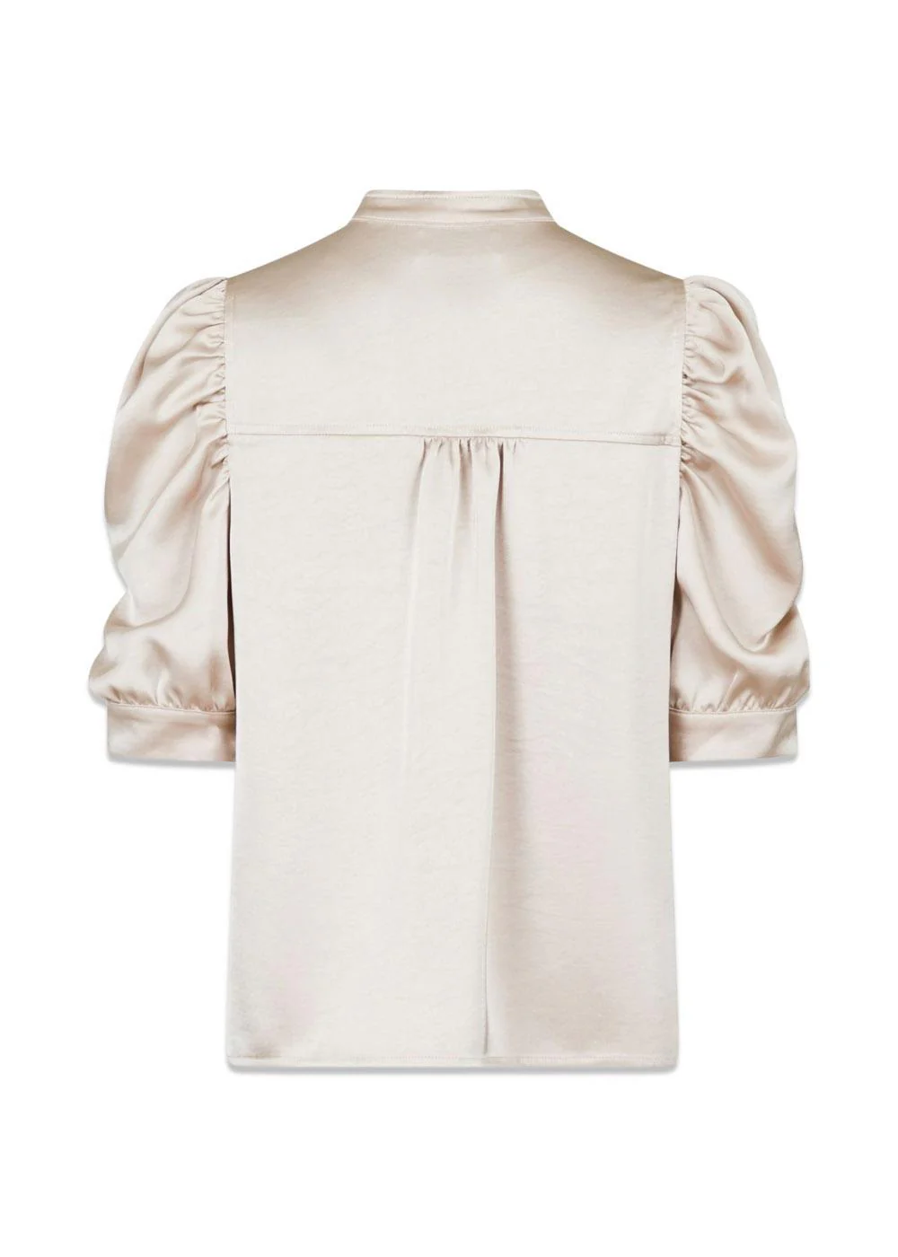 Roella Heavy Sateen Blouse - Champagne - Image 2