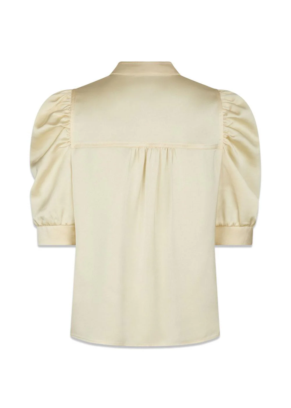 Roella Heavy Sateen Blouse - Light Yellow - Image 2
