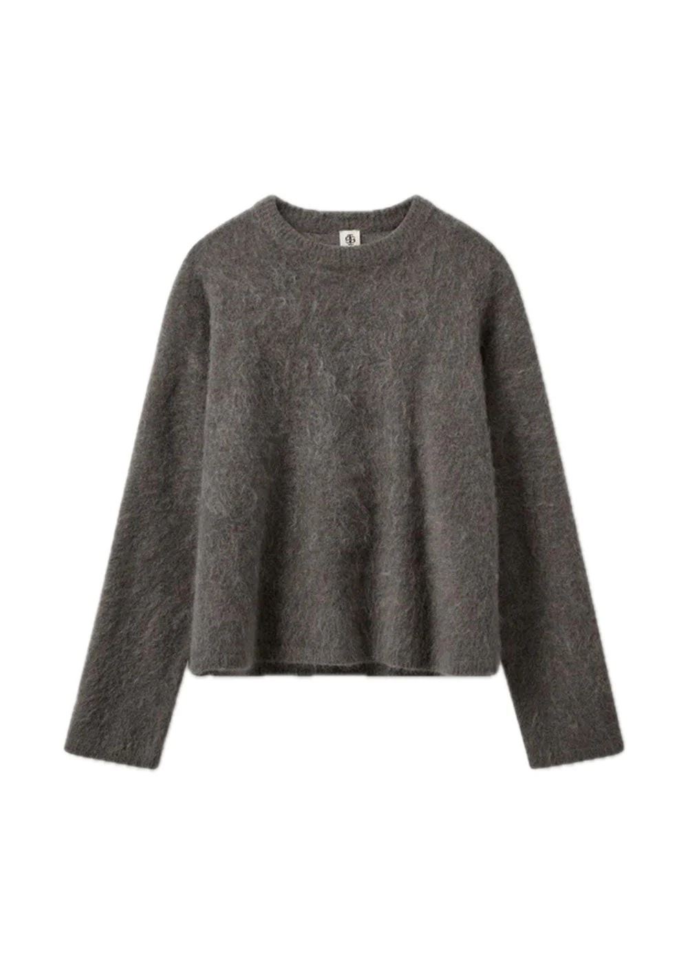 Roma Boyfriend Sweater - Grey Melange