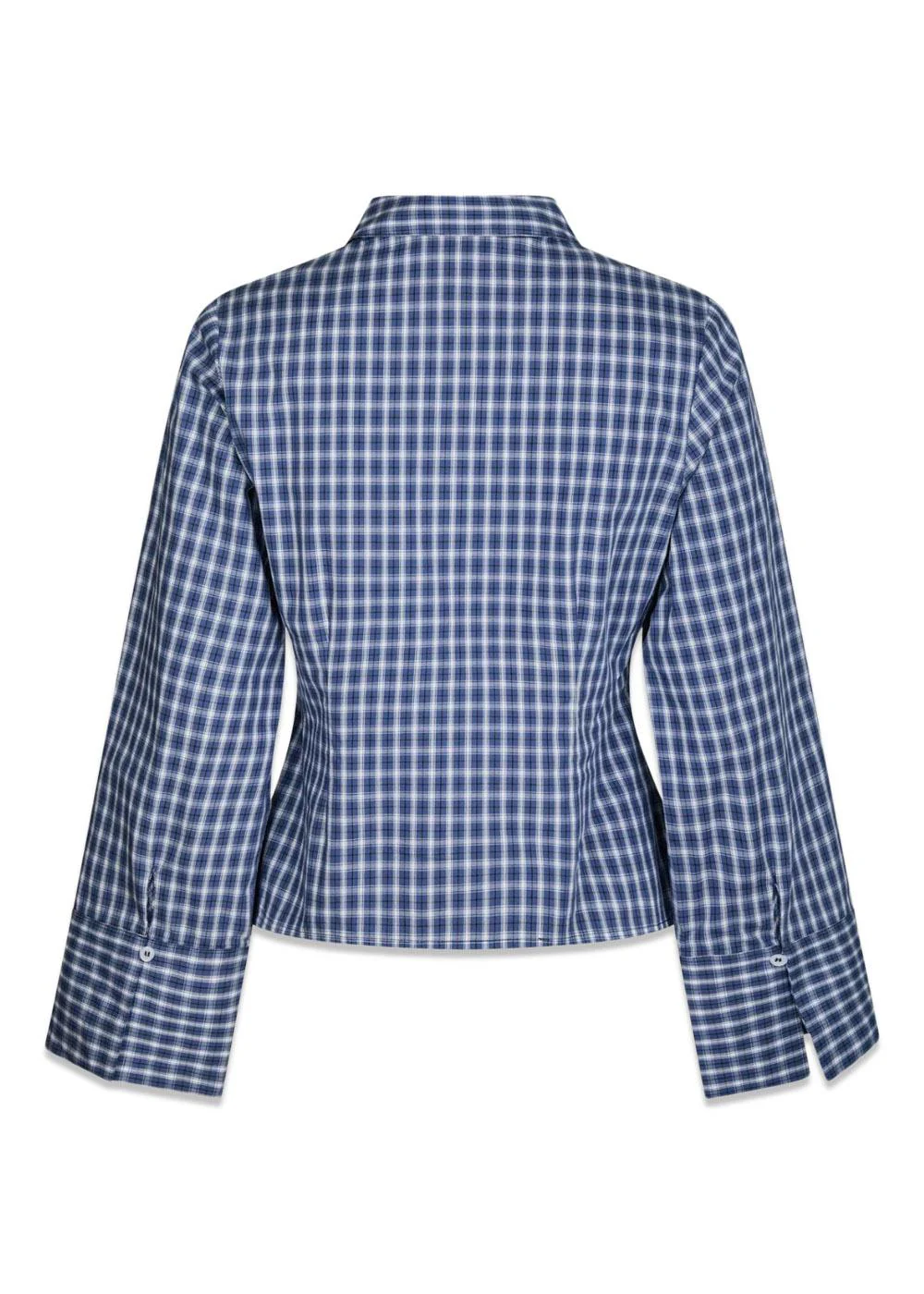 Rosa Check Shirt - Dark Blue - Image 2