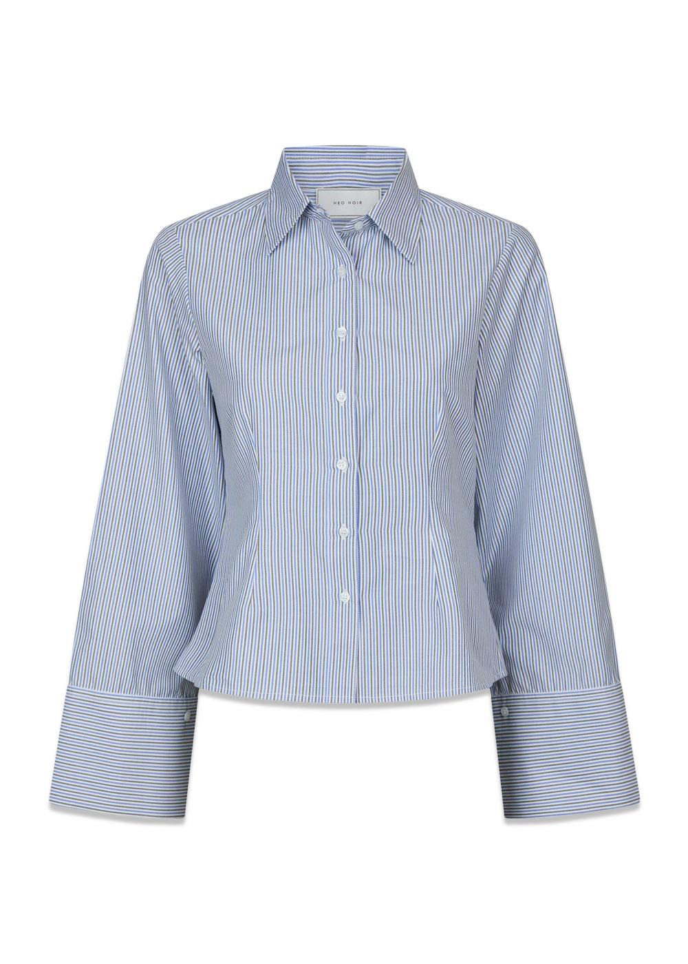 Rosa Double Stripe Shirt - Light Blue