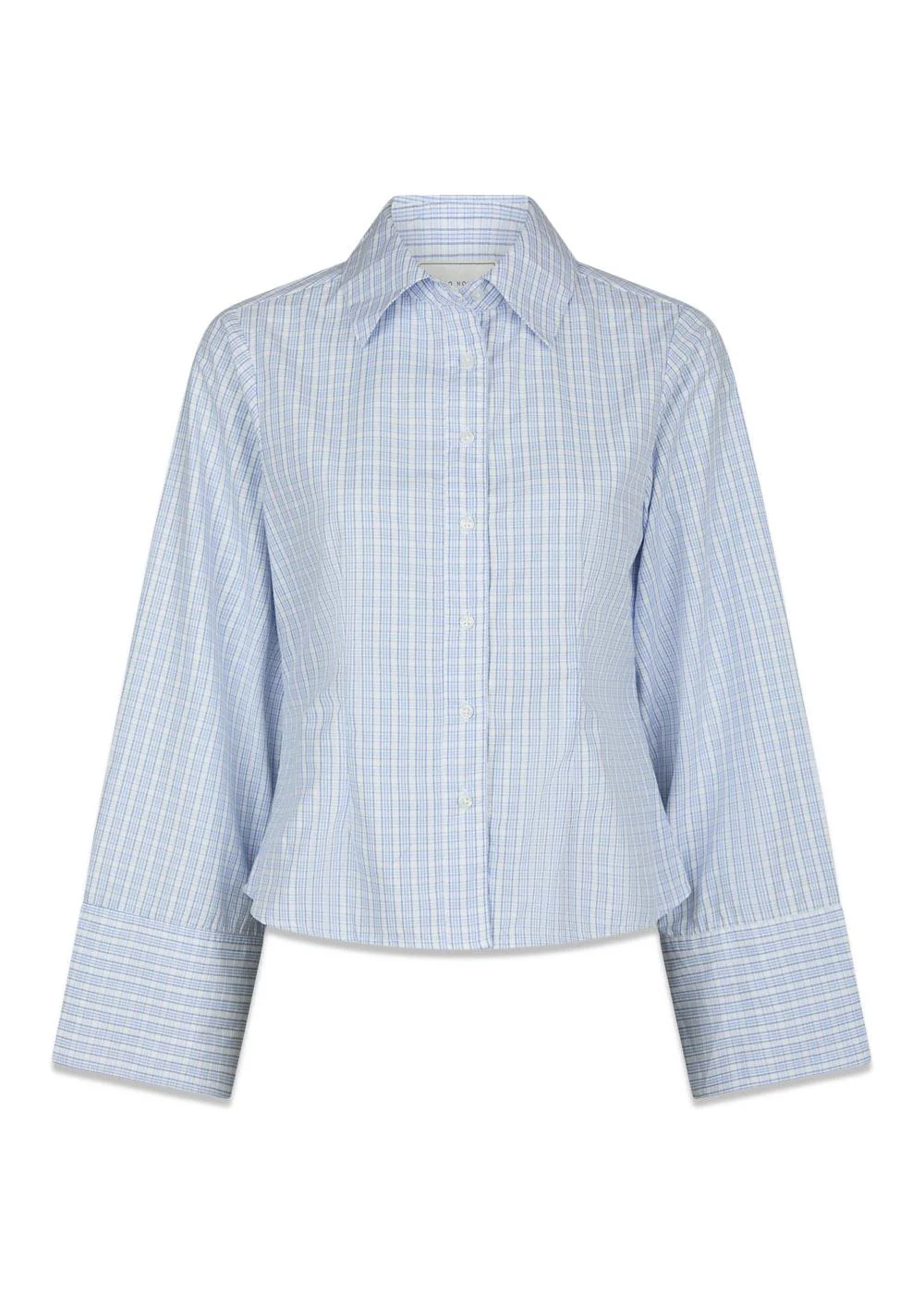 Rosa Light Check Shirt - Light Blue
