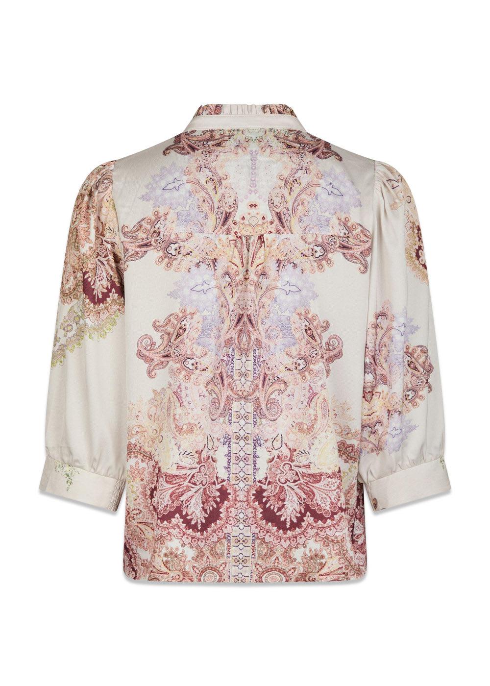 Roselle Artist Paisley Blouse - Ivory - Image 2