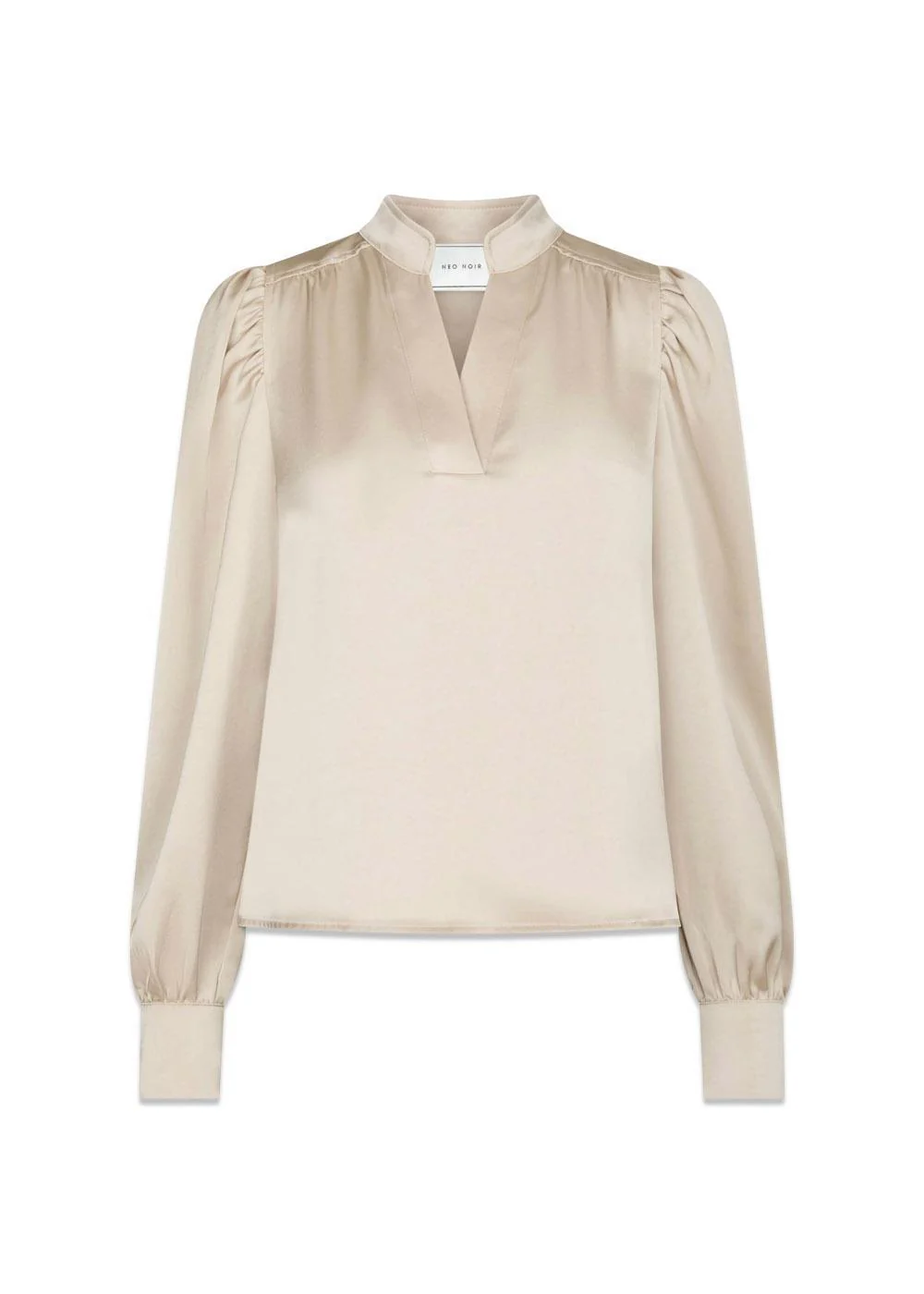 Rosslyn Heavy Sateen Blouse - Champagne