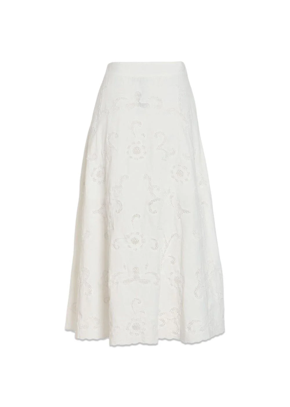 ROUAMELINE HW ANKLE SKIRT/1 - Cloud Dancer - Image 4