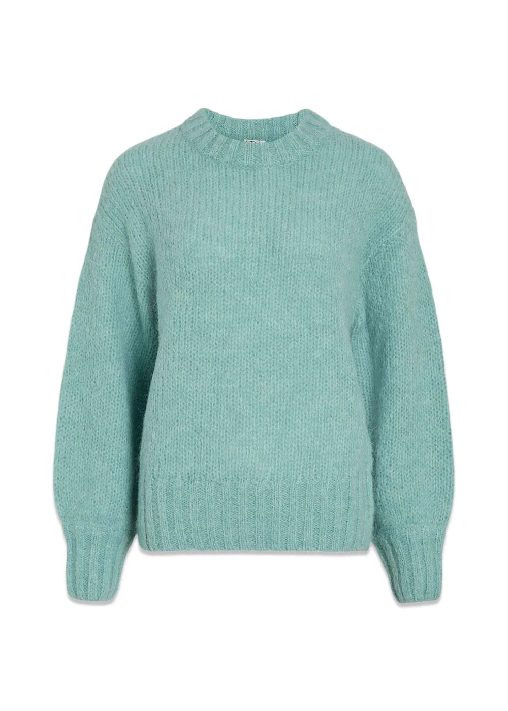 ROUBREE L/S O-NECK KNIT - Aquifer