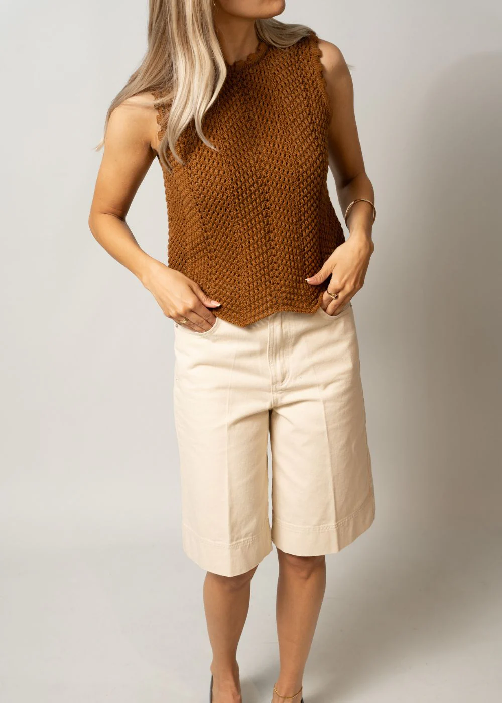 ROUHARPER RW W/F DENIM SHORTS/PF - Birch - Image 5