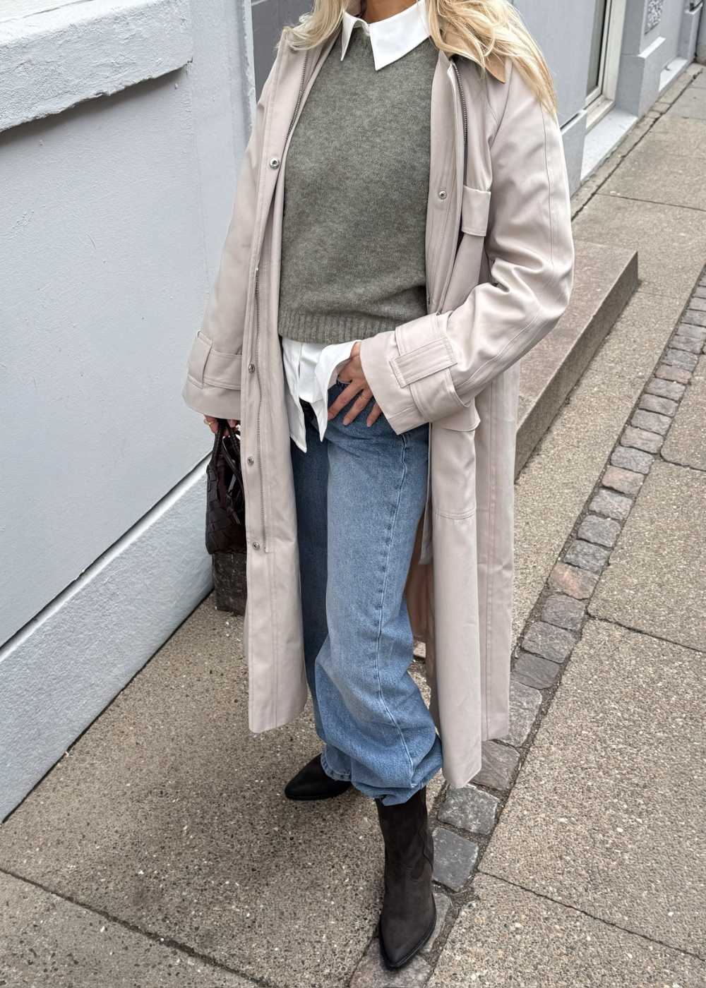 ROULIANNE L/S COAT - Feather Gray - Image 4