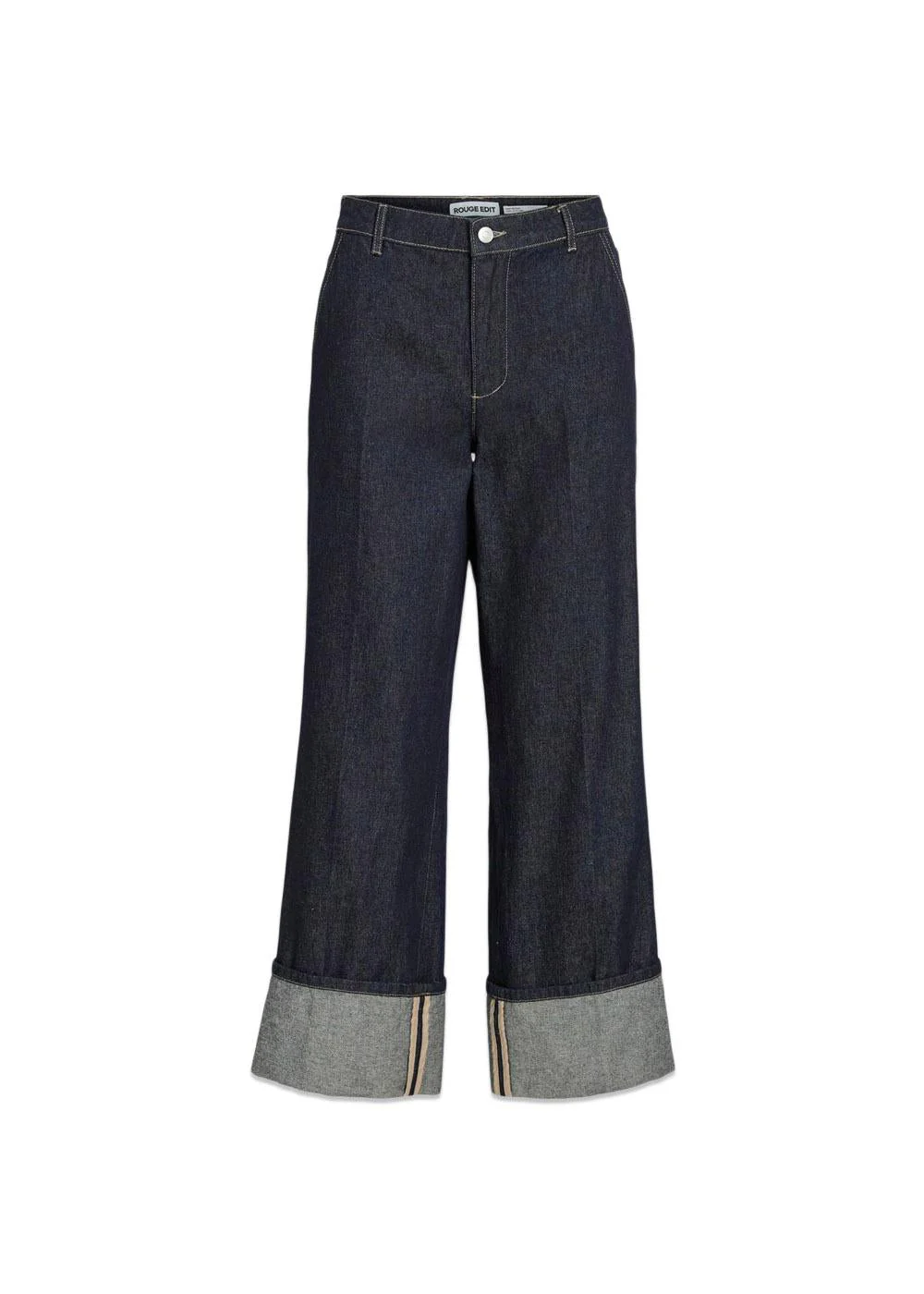 Roumartine rw 7/8 s-f  denim - Dark Denim Blue
