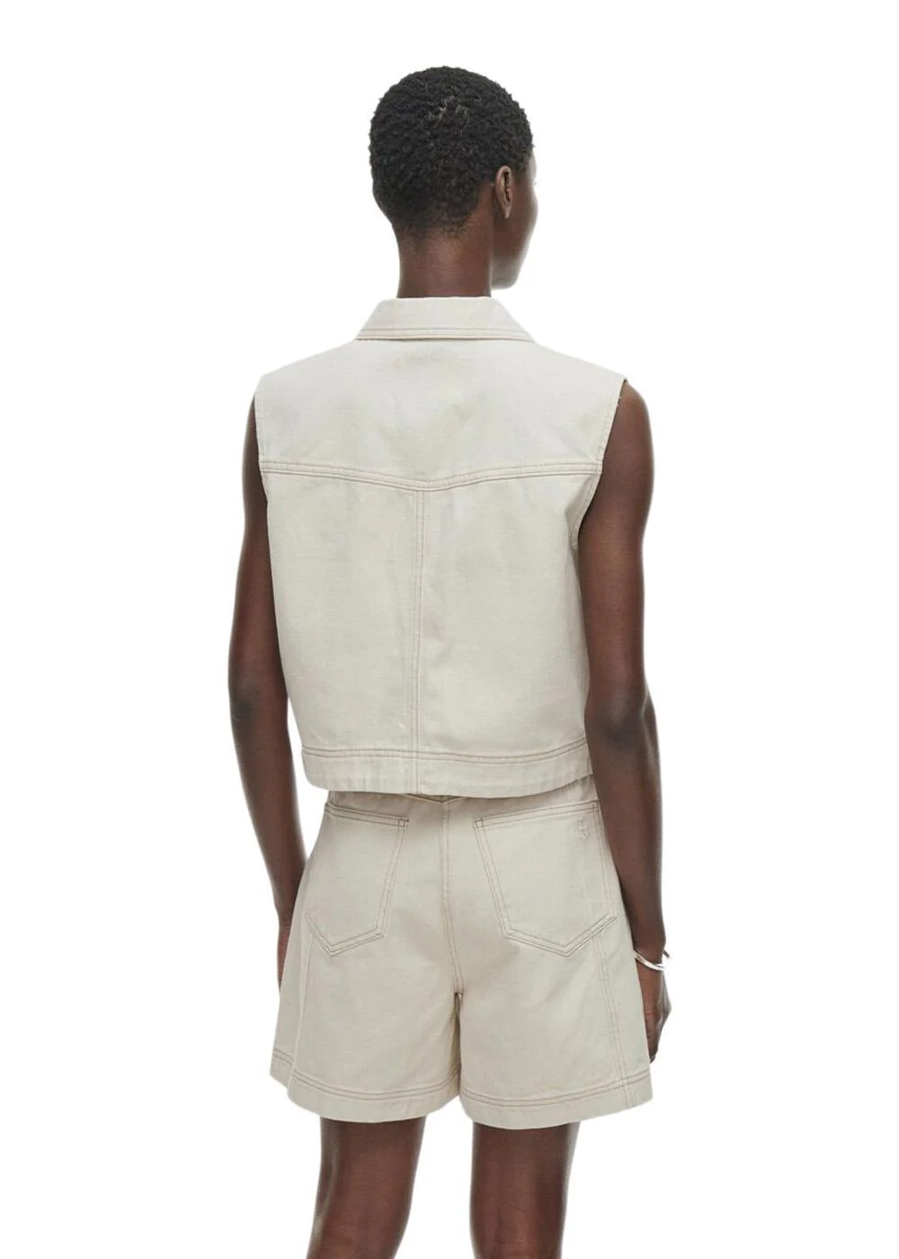 ROUNOVA S/L DENIM SHIRT - Birch - Image 6