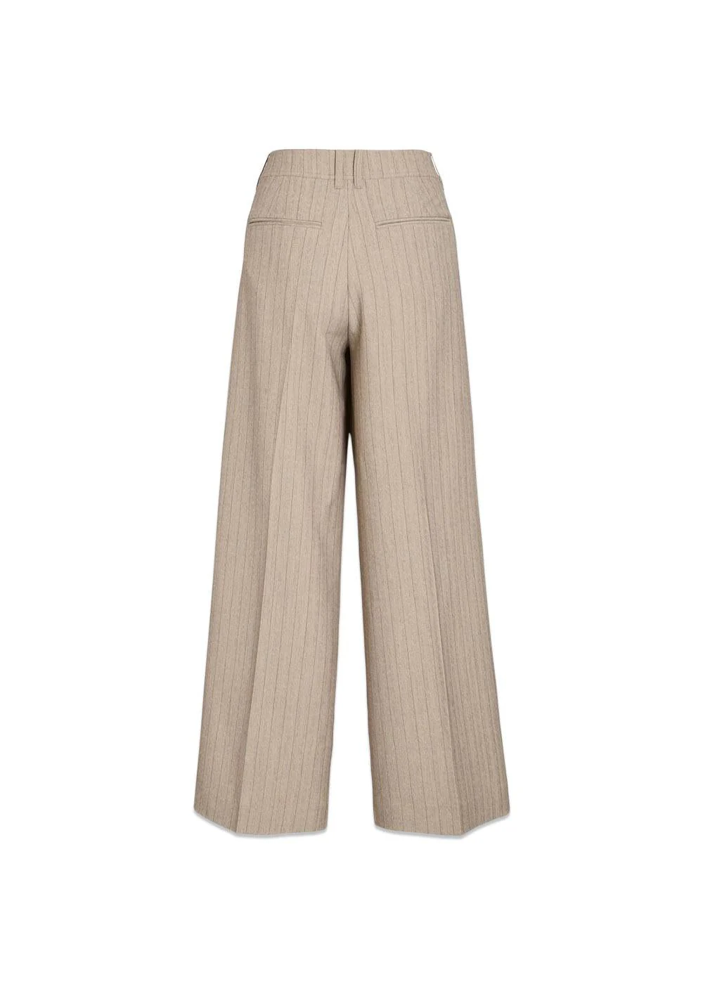 ROUSAGA RW W/F F/L TROUSER - Feather Gray Melangé Herringbone - Image 4
