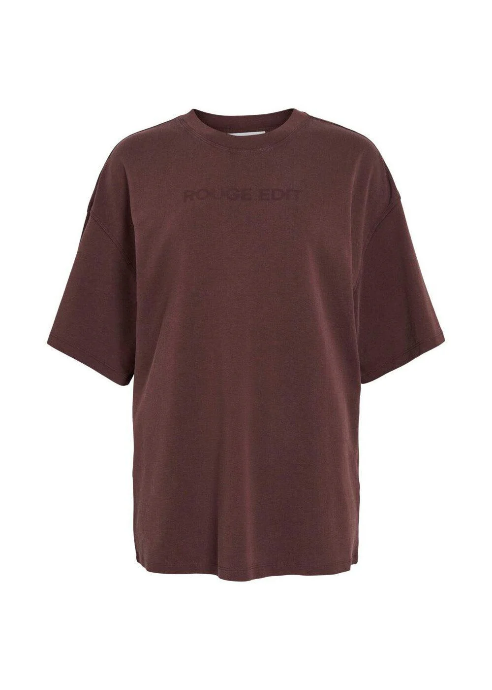 Rousophias ss o-neck tee - Decadent Chokolate