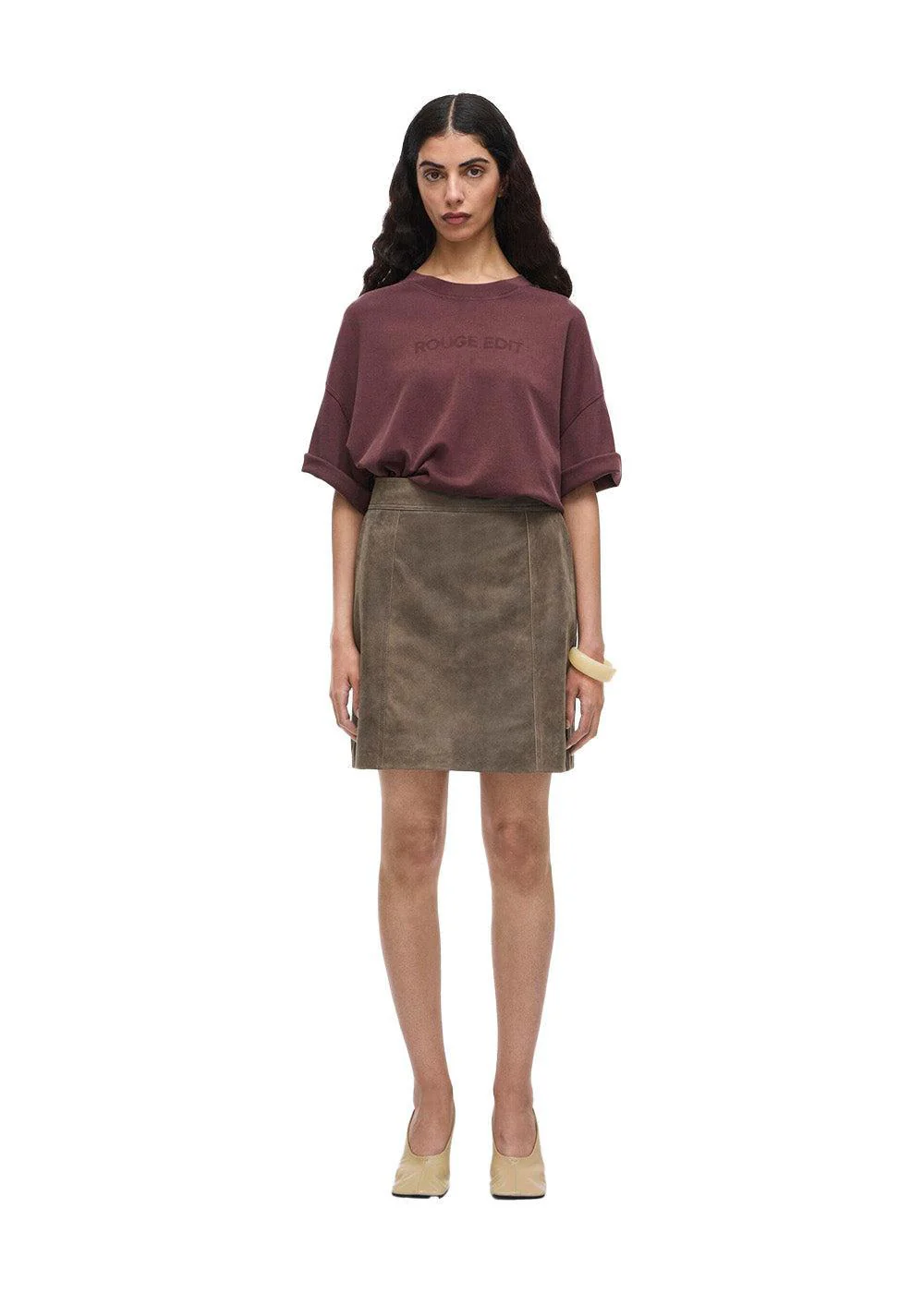 Rousophias ss o-neck tee - Decadent Chokolate - Image 2