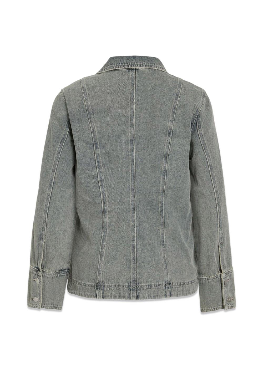 ROUVIVIAN L/S DENIM SHIRT - Light Blue Denim - Image 2