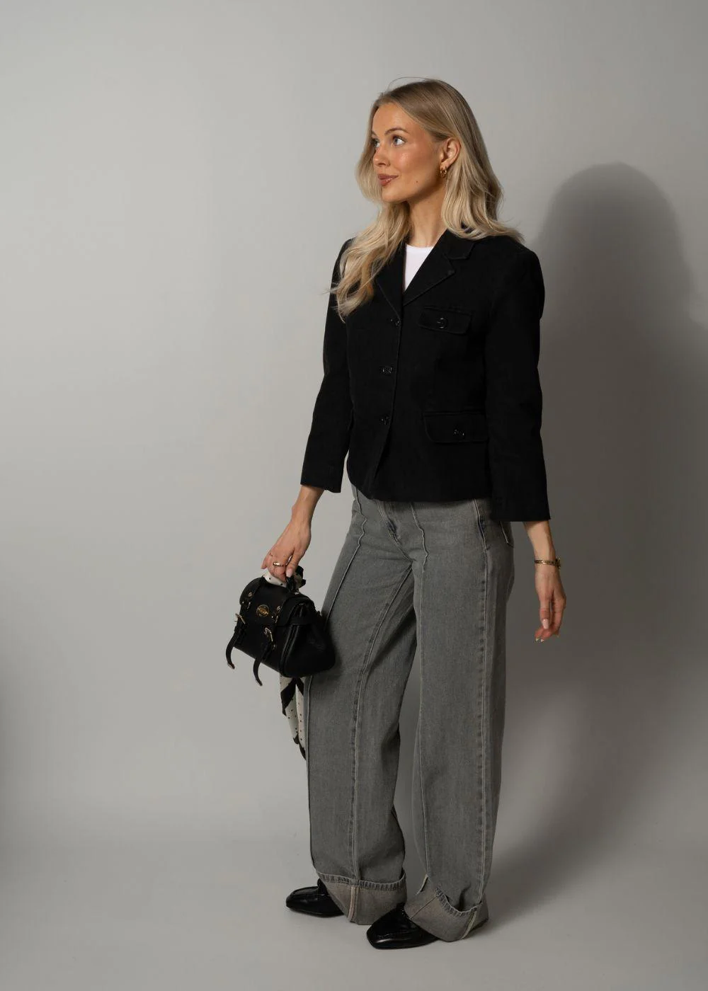ROUVIVIAN RW F/L W/F JEANS - Light Blue Denim - Image 3