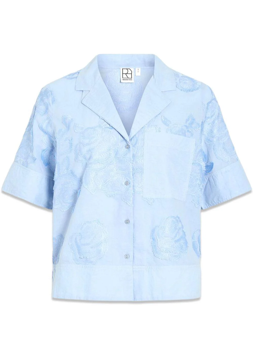 ROUZOELLA 3/4 RESORT COLLAR SHIRT - Open Air