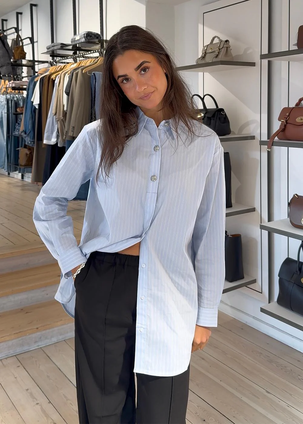 Rowanmd shirt - Cashmere Stripe - Image 5