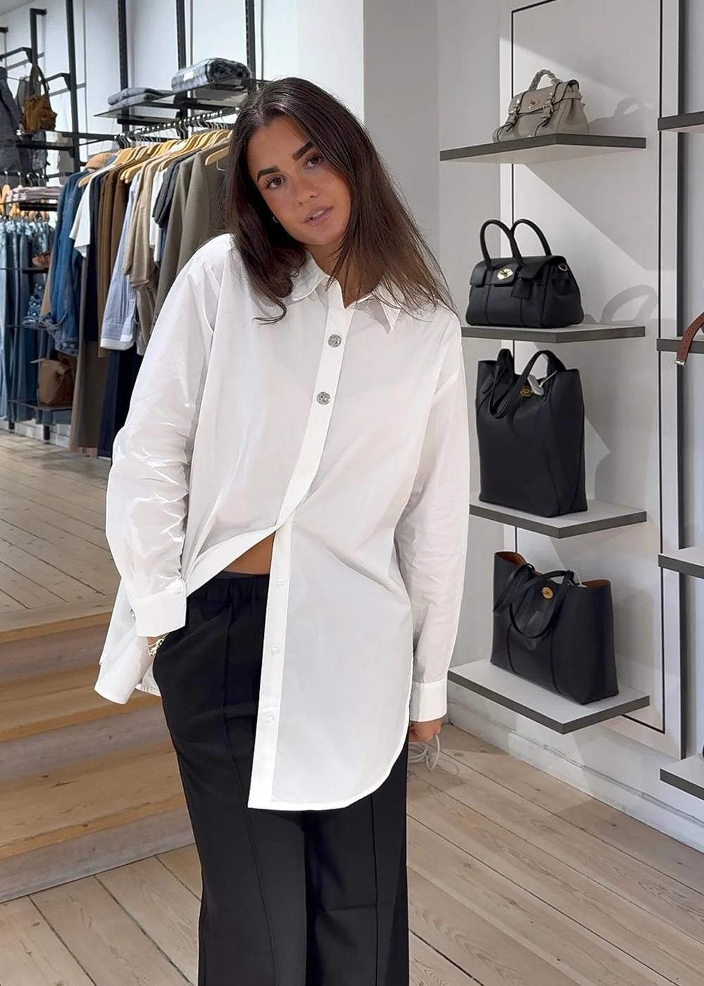 Rowanmd solid shirt - Soft White - Image 3
