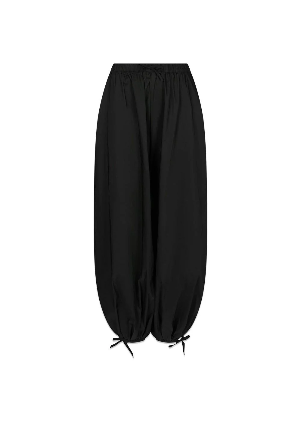 Roxane Balloon Poplin Pants - Black