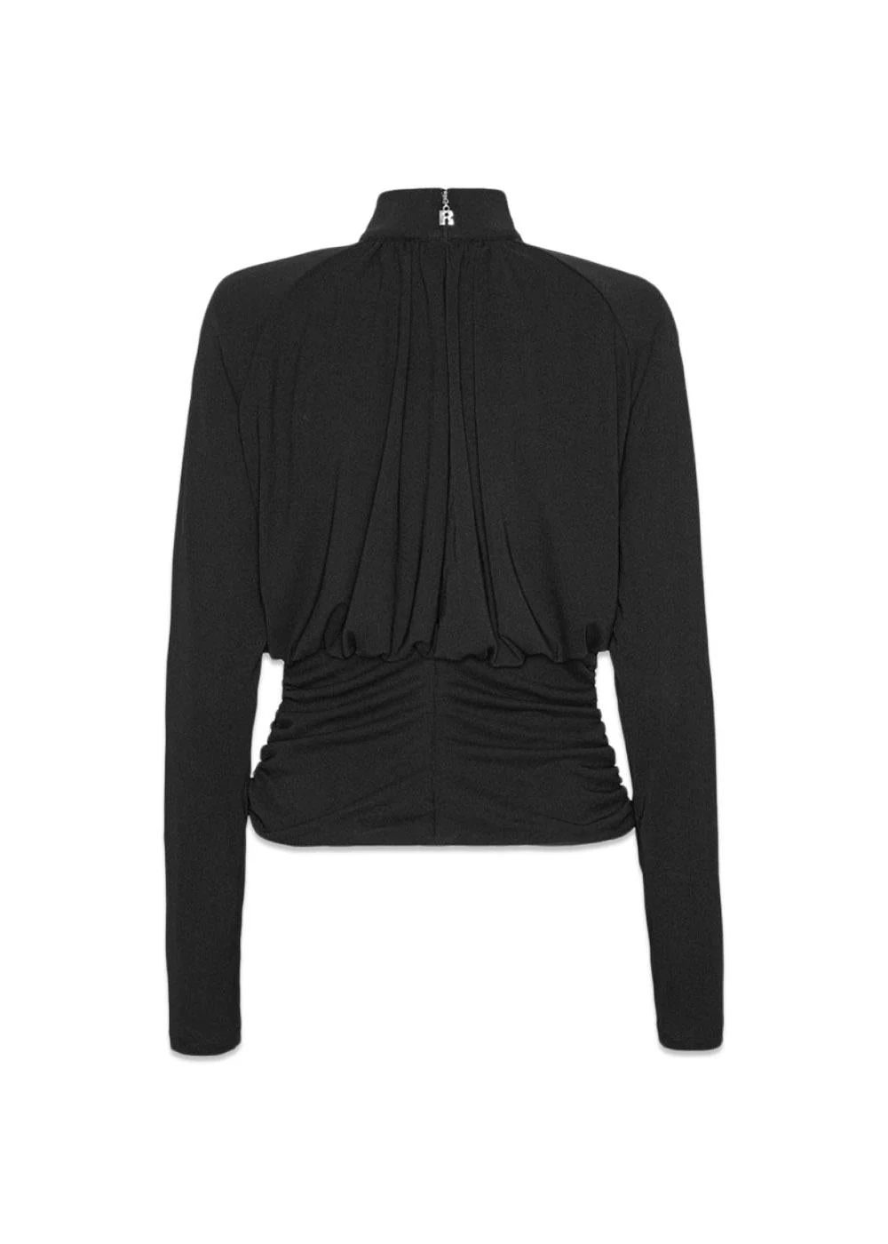RUCHED LS TOP - Black - Image 2