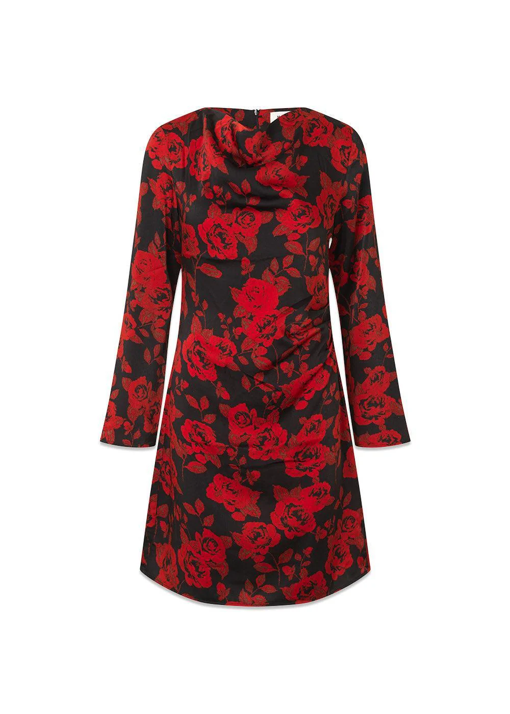 Ruthiemd print dress - Racing Rose