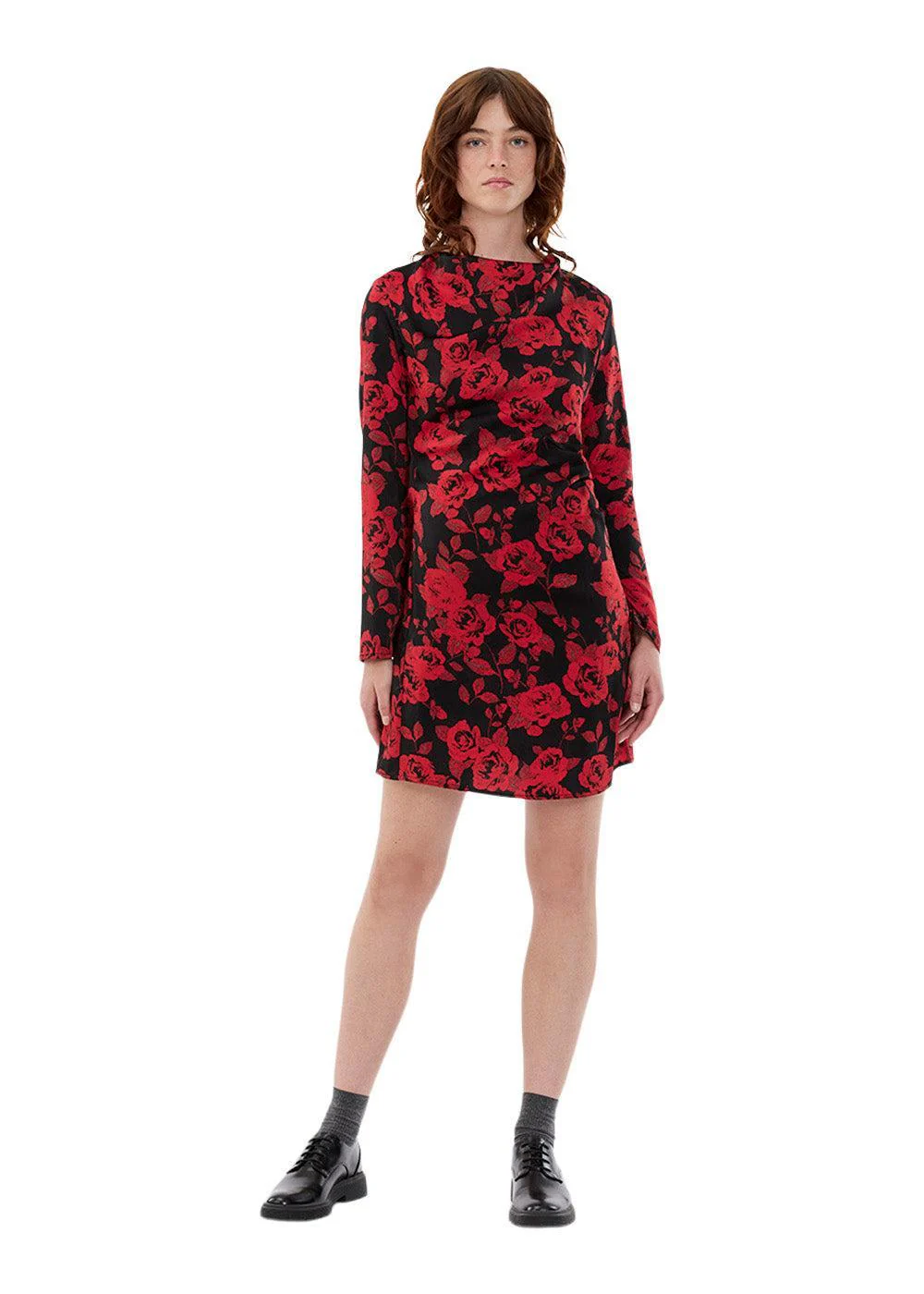 Ruthiemd print dress - Racing Rose - Image 3