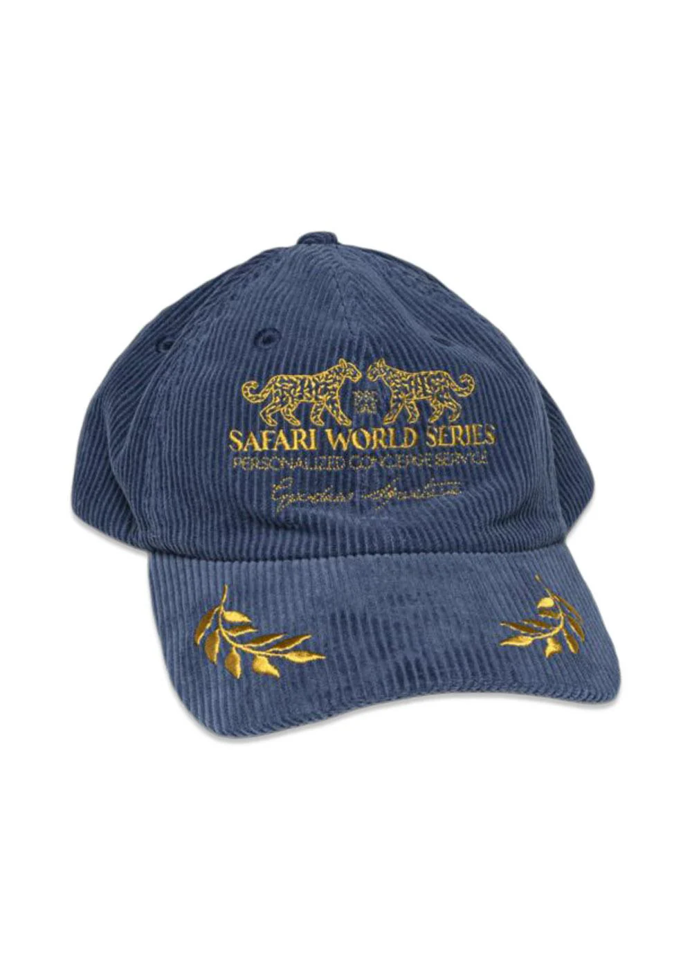 SAFARI CAP - Blue/Gold