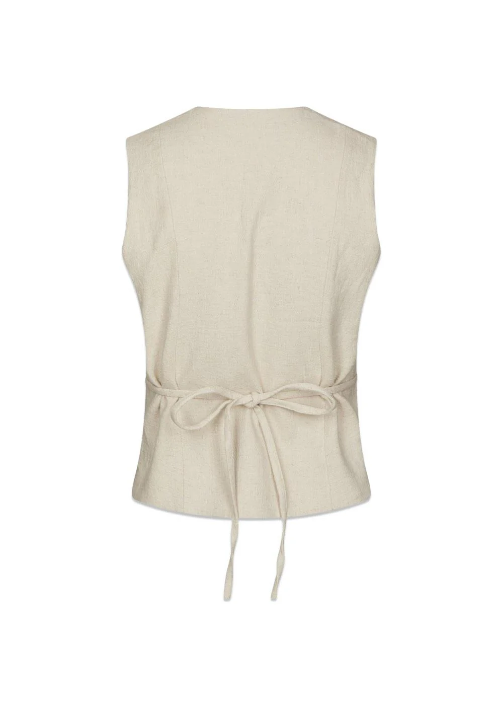 Samara Ramie Waistcoat - Natural - Image 2