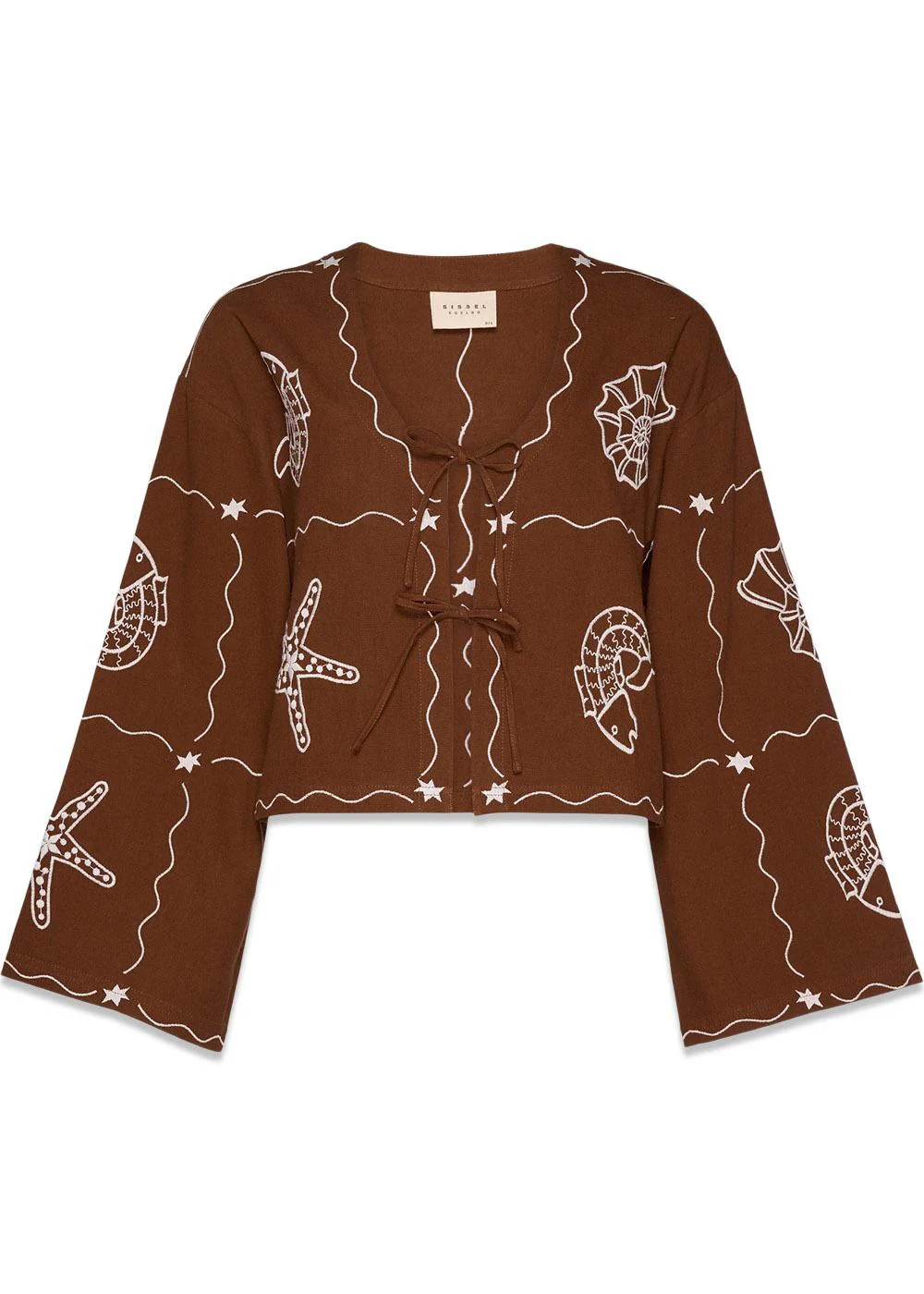 Seashell Top - Soft Brown